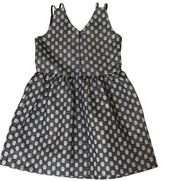 Egg By Susan Lazar Party Dress Metallic Gold Black Fit & Flare 2 Years bv - Picture 5 of 8